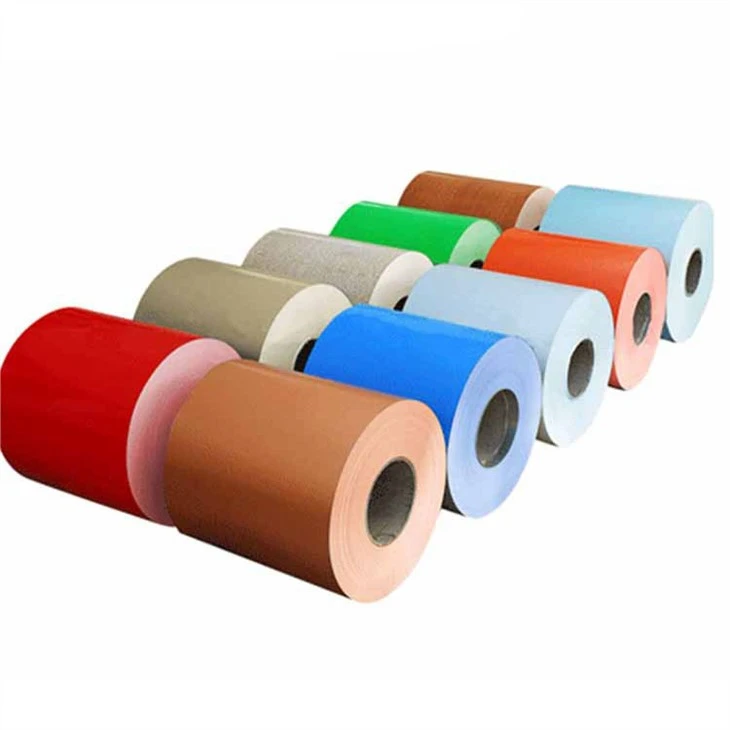 0.2mm-2.0mm Debelo natisnjeno natisnjeno pocinkano galvanizirano jekleno coil PPGI coils Kovinski roll za strešni material