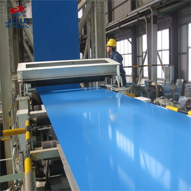 RAL5015 Bobina De Acero Galvanizado Prepintada Barat PPGI PPGL Bobina De Acero Galvanizado Cena